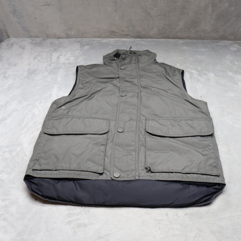 Cabelas Down Vest Men Small Green Premier Northern Utility Puffer Insulated Warm
